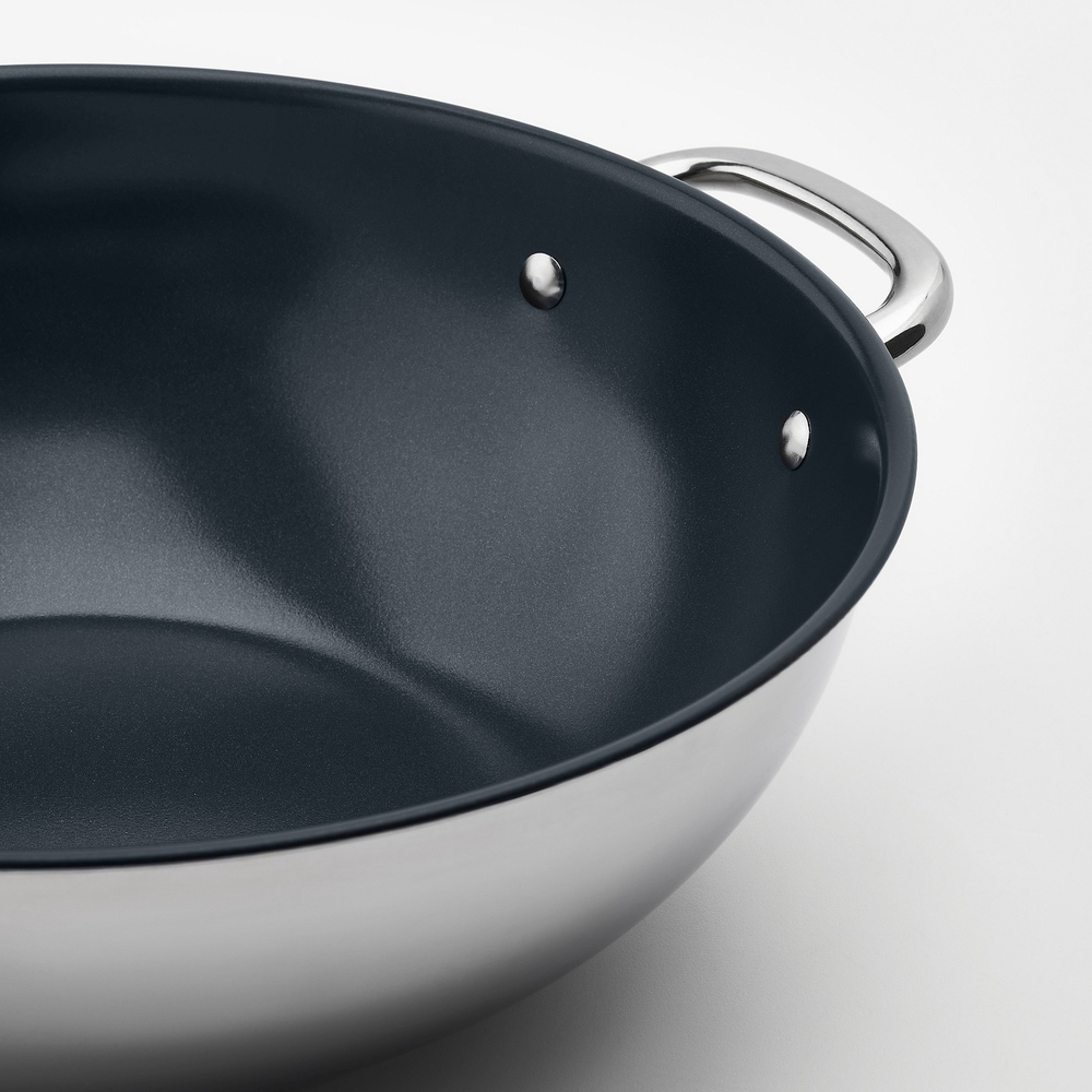 IKEA 365+ Вок, нержавеющая сталь/ антипригарное покрытие, 32 см
