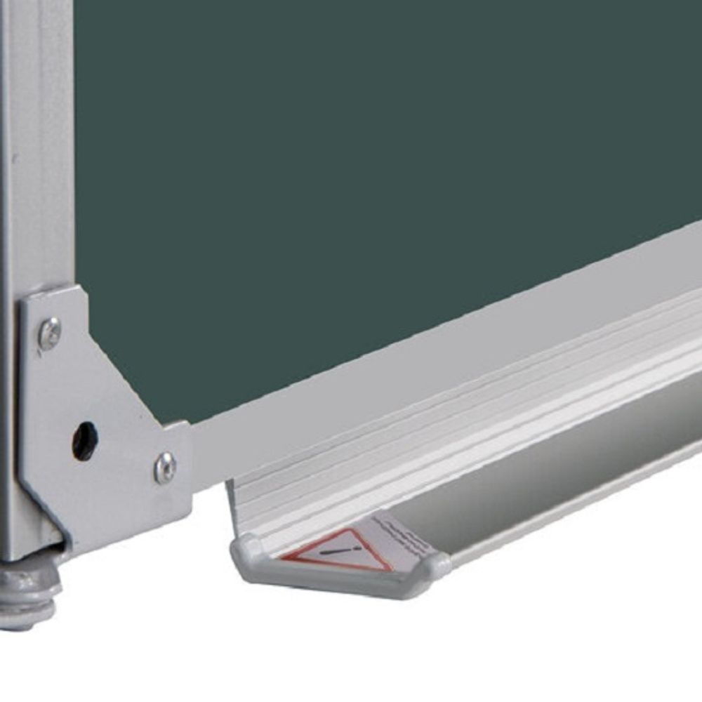 Доска меловая магнитная 100*150/300см, Boardsys, 3 элемента, 5 рабочих поверхностей, зеленая