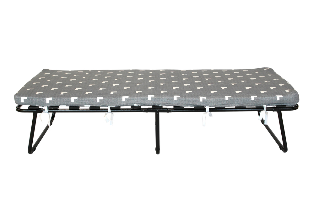 Кровать -тумба Мартина арт.РВ-800-Э-70 (цвет ткани серый рис.тетрис (1 шт. в уп.)