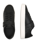 Кожаные кроссовки Calvin Klein - черный(HM0HM01381)