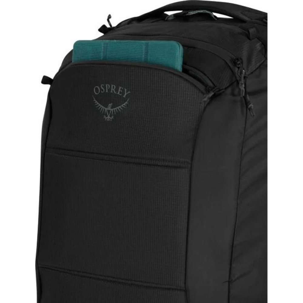 OSPREY Recycled Nylon Trolley Bag 20 Inch Unisex Black