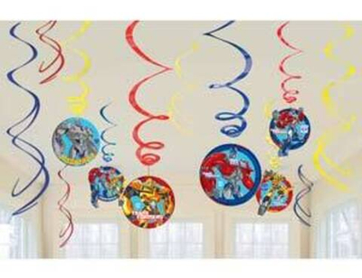 Спираль Трансформеры 46-60см 12шт