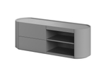 Тумба Lagom под ТВ 2 ящика 2 полки ширина 140 см (серый)