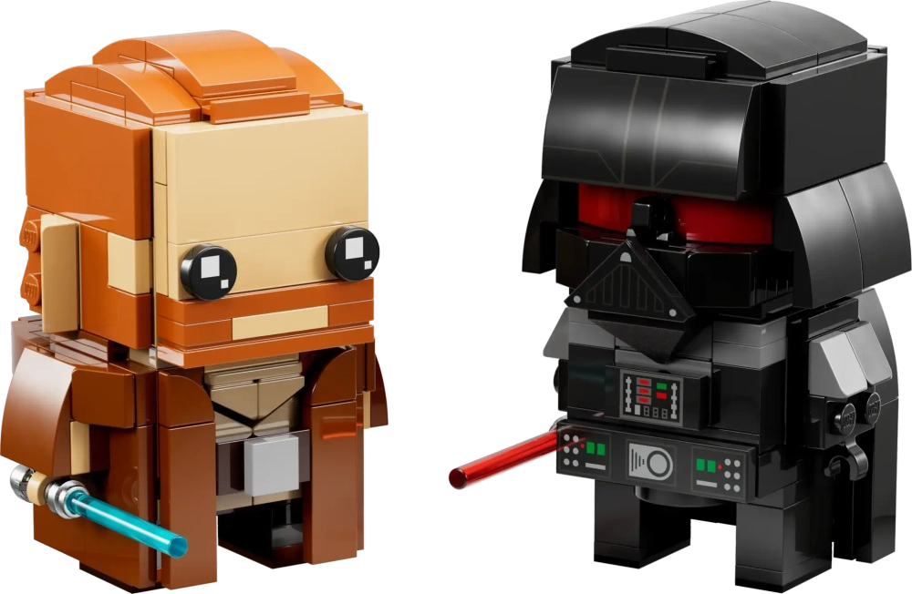 Конструктор LEGO BrickHeadz Star Wars 40547 Оби-Ван Кеноби и Дарт Вейдер