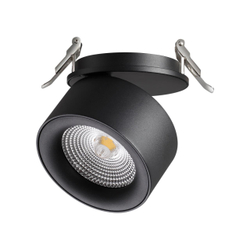 358783 SPOT NT21 458 черный Светильник встраиваемый светодиодный IP20 LED 25W 4000K 2200Лм 100-265V GRODA