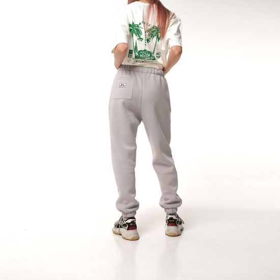 Штаны Dissident Sweatpants Never Logo (gray)