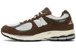 New Balance NB 2002R retro classic sports fabric leather shock absorption, non-slip, wear-resistant, lightweight low-cut casual running shoes for men and women with the same brown gray