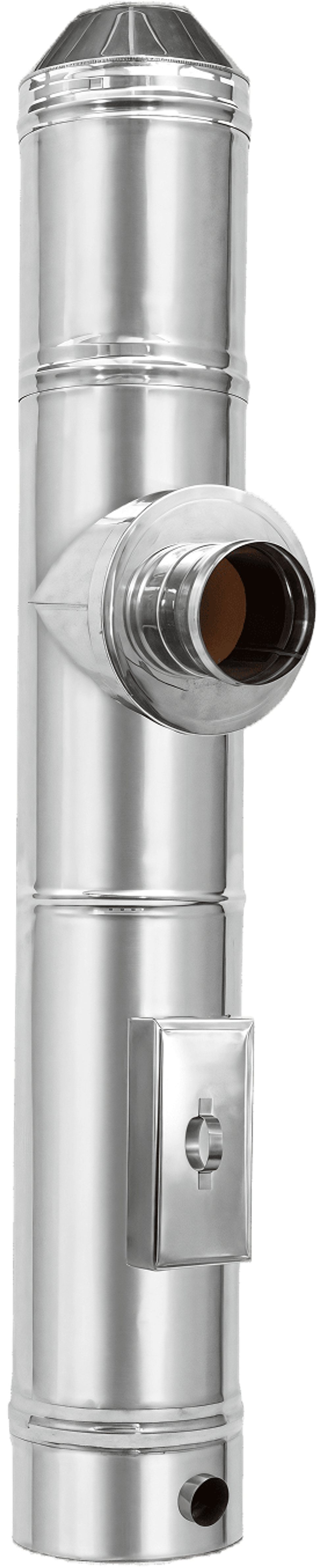 Керамический дымоход с кожухом из нержавейки Tonrohr Inox 140/250