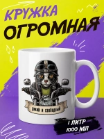Кружка "Кот байкер"