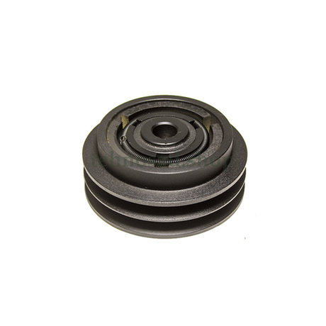 Муфта сцепления для виброплиты профиль ремня А диаметр 130 вал 19 мм (2 ремня)