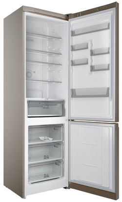 Двухкамерный холодильник Hotpoint HT 6200 BZ бронзовый