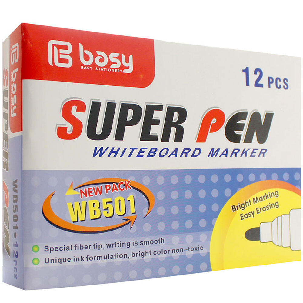 Маркер для доски BASY "WB501" черный