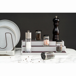 Полка трехъярусная раздвижная brage, 37х24,5х9 см, светло-серая/темно-сливовая