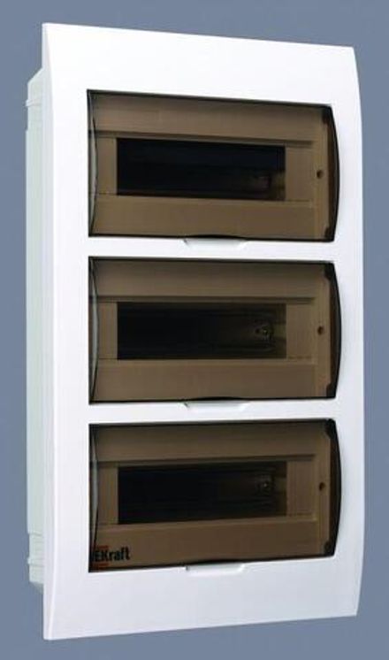 Корпус встраиваемый ЩРВ-П-36 50х36х10 36мод. IP41 пластик. DEKraft 31007DEK