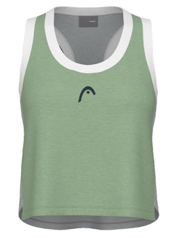 Топ теннисный Head Play Crop Top - Green