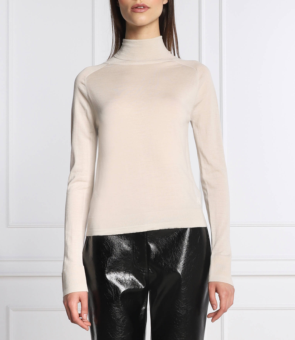 Хлопковый гольф decotto dolcevita Pinko - кремовый(1G181Z A02M)