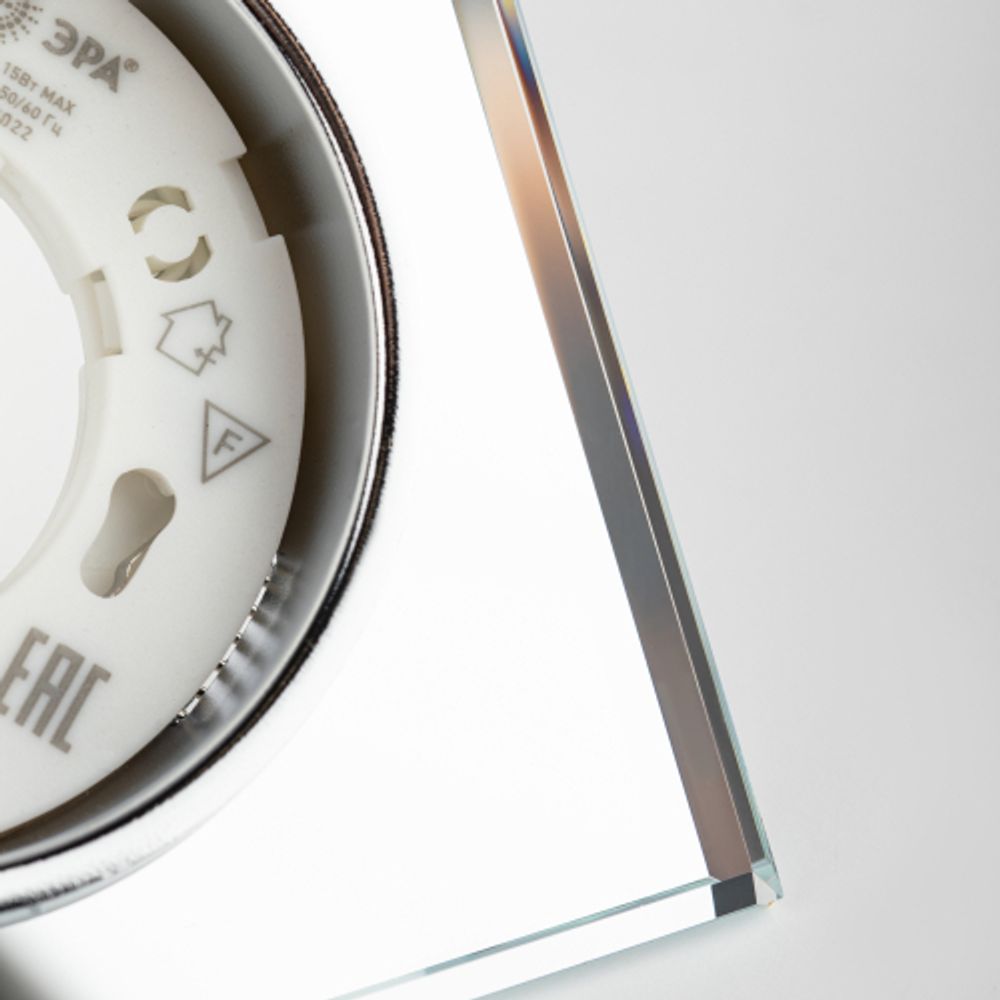 Светильник встраиваемый ЭРА DK79 SL под лампу GX53 квадратный зеркальный