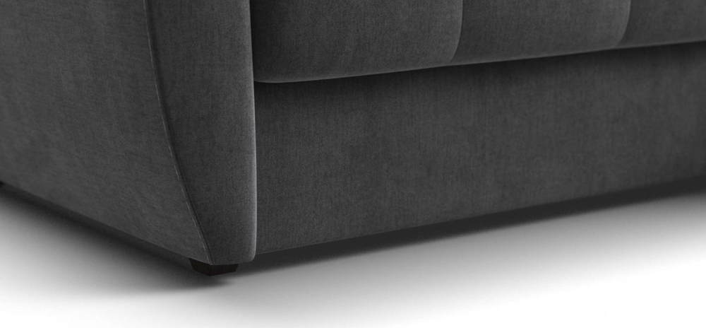 Диван Престон Велюр Монолит серый