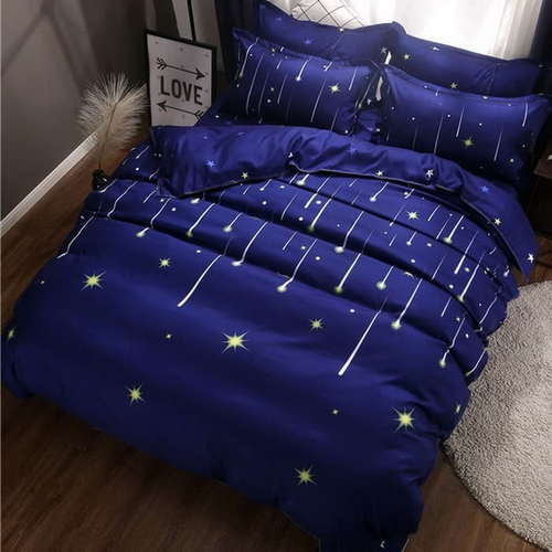 2-спальное постельное белье из сатина Звездопад