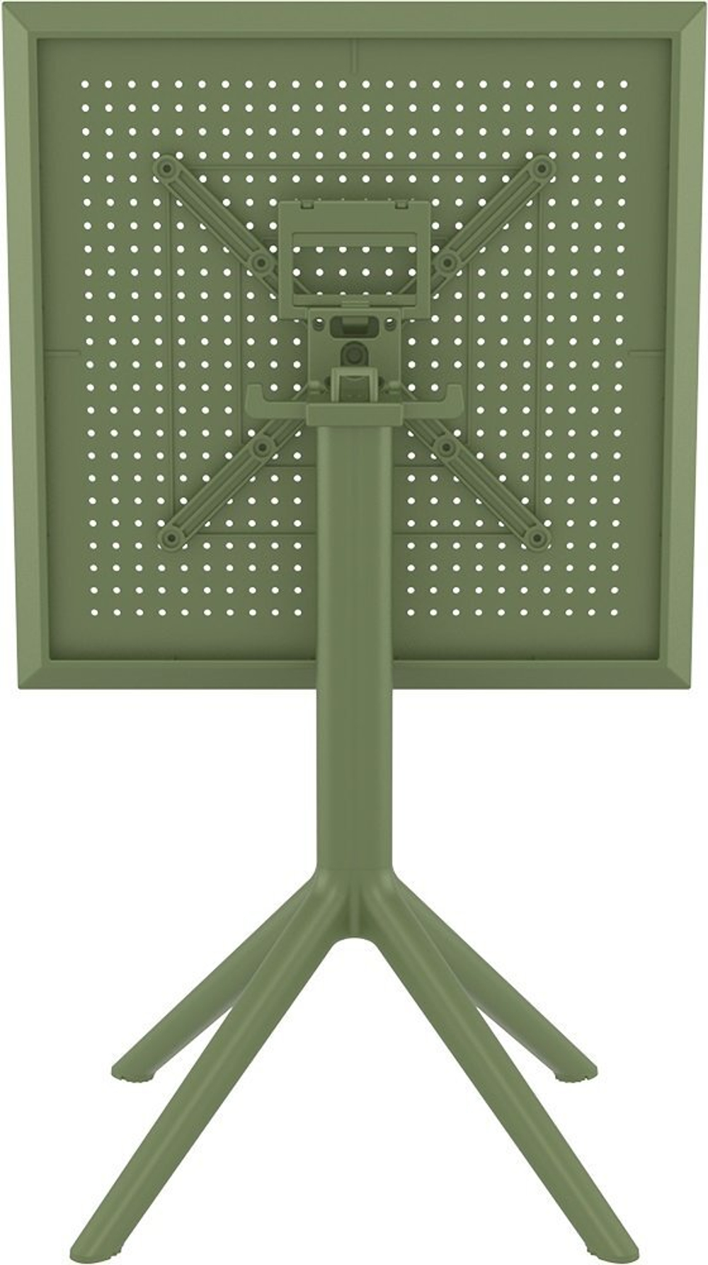 Стол пластиковый складной Siesta Contract Sky Folding Table 60, оливковый