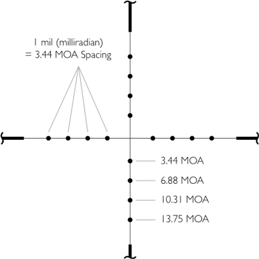Оптический прицел Hawke Vantage 4x32 Mil-Dot (14101)