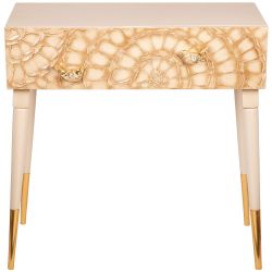 Ручка мебельная Птичка Терра левая Айвори