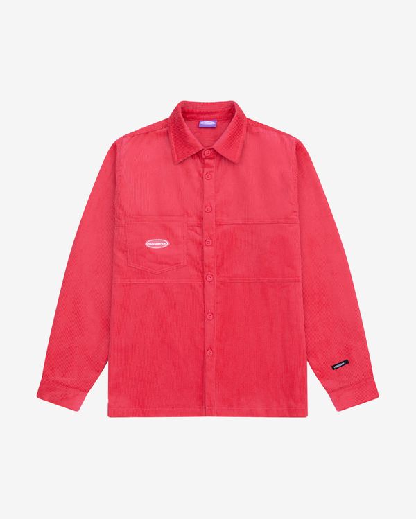 Рубашка Velvet Button багровая - фото 1