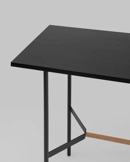 Барный стол Mont, 120х60х104 см, черный