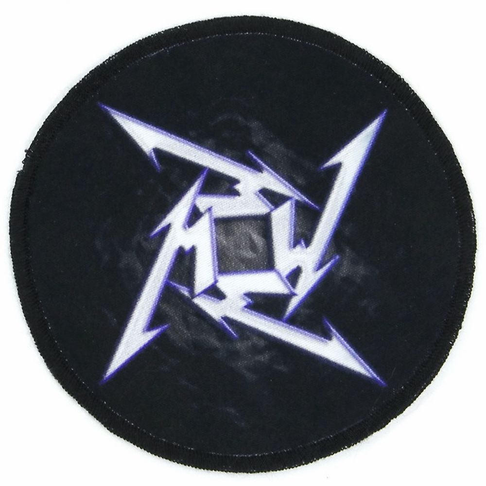 Нашивка Metallica лого круглая (895)