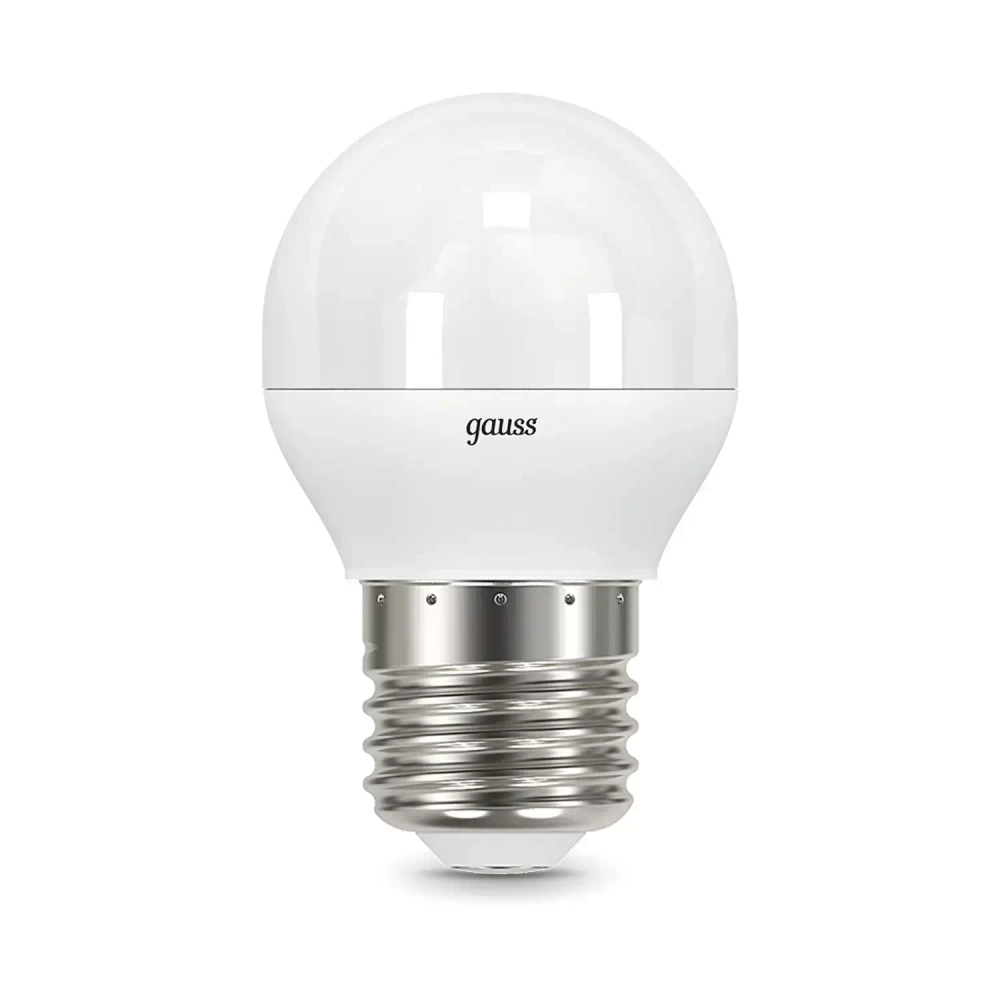Лампа Gauss Globe 7W E27 550 lm 4100К  шаг. диммирование 105102207-S