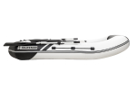 YACHTMAN-260 МНД НАДУВНОЕ ДНО (Яхтман) белый-черный (лодка ПВХ с усилением)