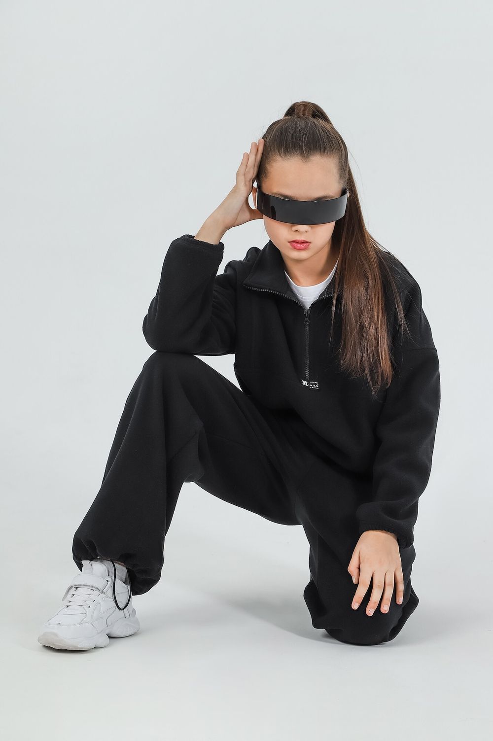 Костюм для девочки Скай-1 Виотекс ЧЁРНЫЙ