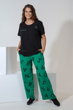 Пижама женская штаны+футболка к/р Имидж-2 К-642