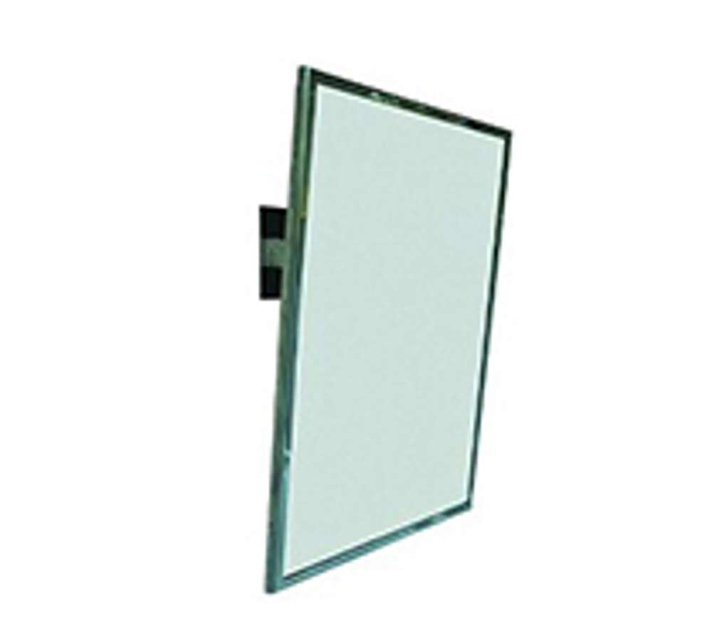 Зеркало настенное наклонное 700х500 мм нерж. сталь NOFER 08023.S матовый