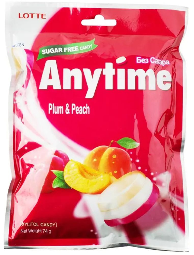 Карамель Anytime Plum&amp;Peach 74г