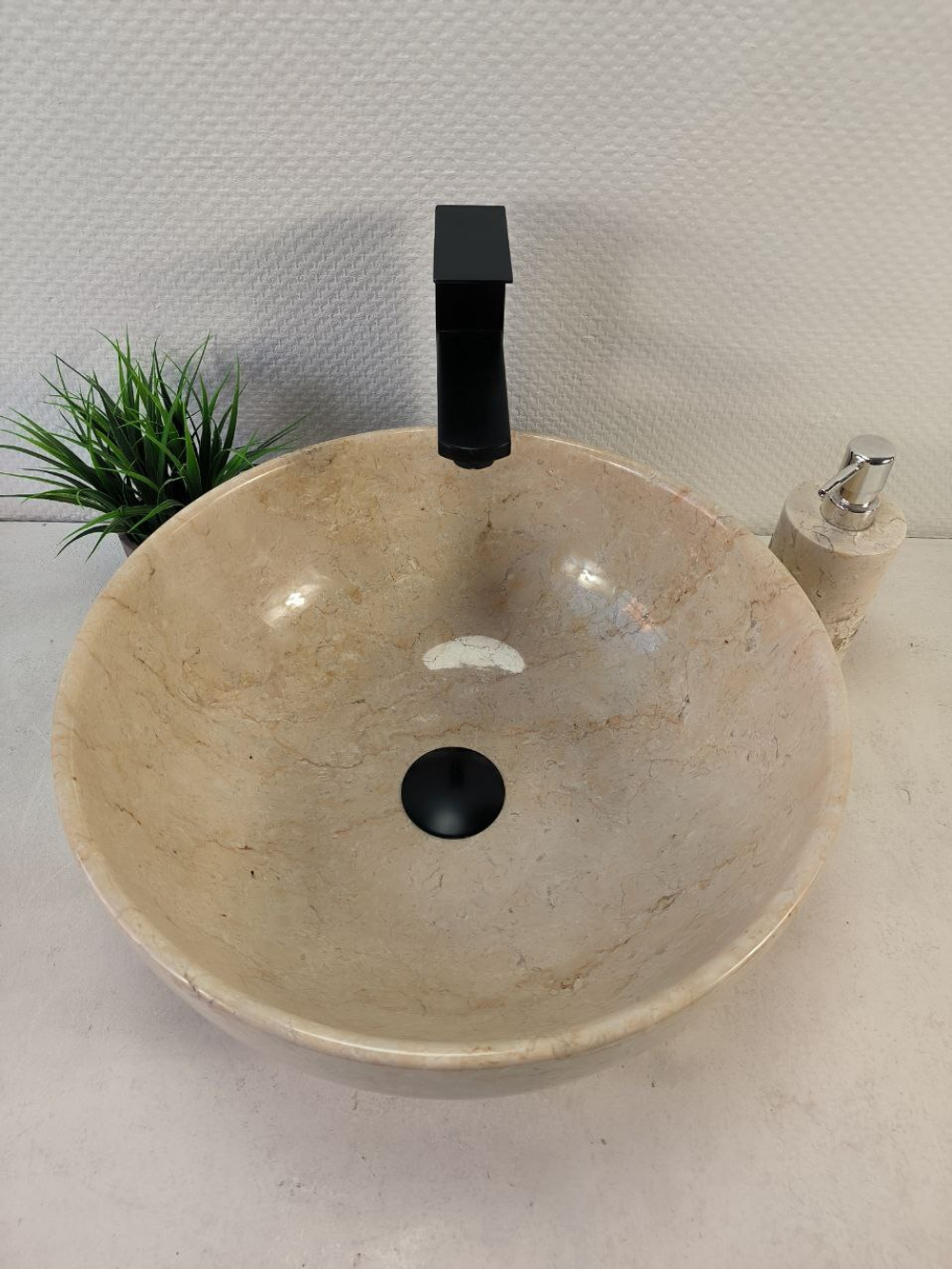 Раковина из мрамора Bowl Cream Smal BM-60348 40*40*17