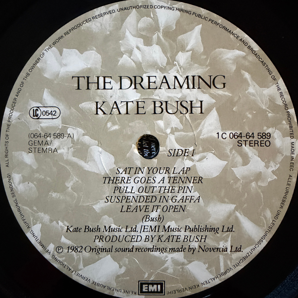 Kate Bush ‎– The Dreaming (Европа 1982г.)