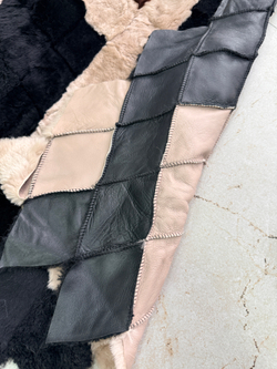 Меховой Коврик прикроватный накидка на кресло из овчины