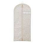 Чехол для одежды "Листья", Д1300 Ш600, бежевый