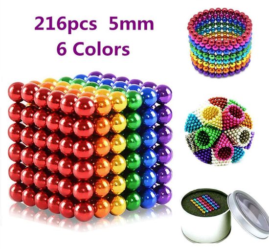 НеоКуб 5мм 216 шариков "Разноцветный"