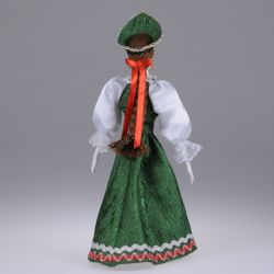 Сувенирная кукла в русском народном девичьем костюме