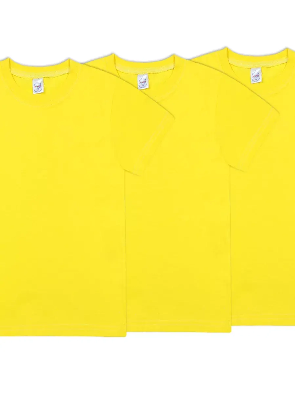 Футболка однотонная. Детская .Взрослая.Набор 3 шт