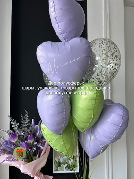 Фонтан из шаров Весна