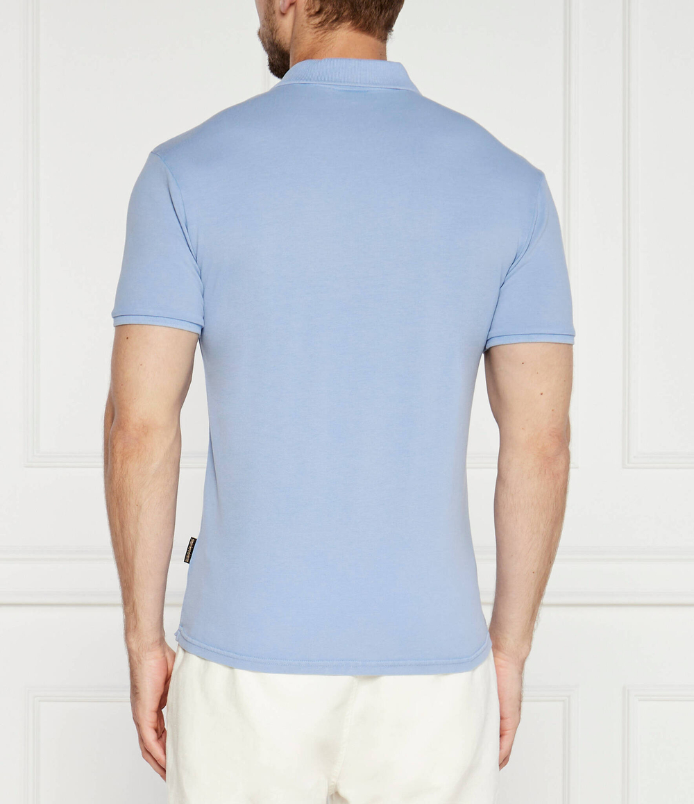 Поло Napapijri - голубой(NP0A4HPX)