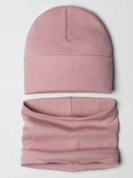 Шапка детская со снудом на осень