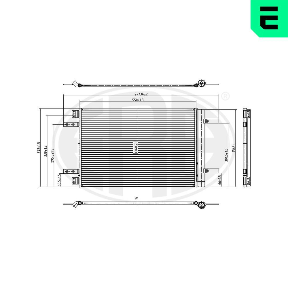 ERA - 667357-ERA - Condenser, air conditioning