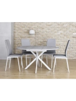 Стол кухонный обеденный круглый раздвижной 100х100х75,5 см