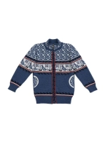 Кофта - бомбер вязаная