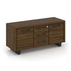 Corner Греденция большая COR.GRB Орех Лоренцо/Графит/Металл Графит 1296*450*600