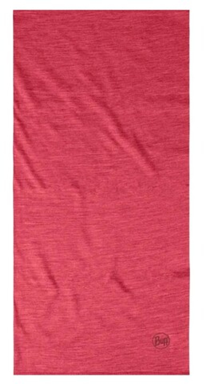Шерстяной шарф-труба Buff Merino Lightweight Solid Cyberpink